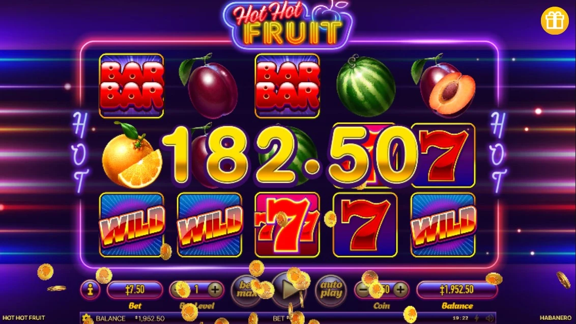 Hot Hot Fruit Big win